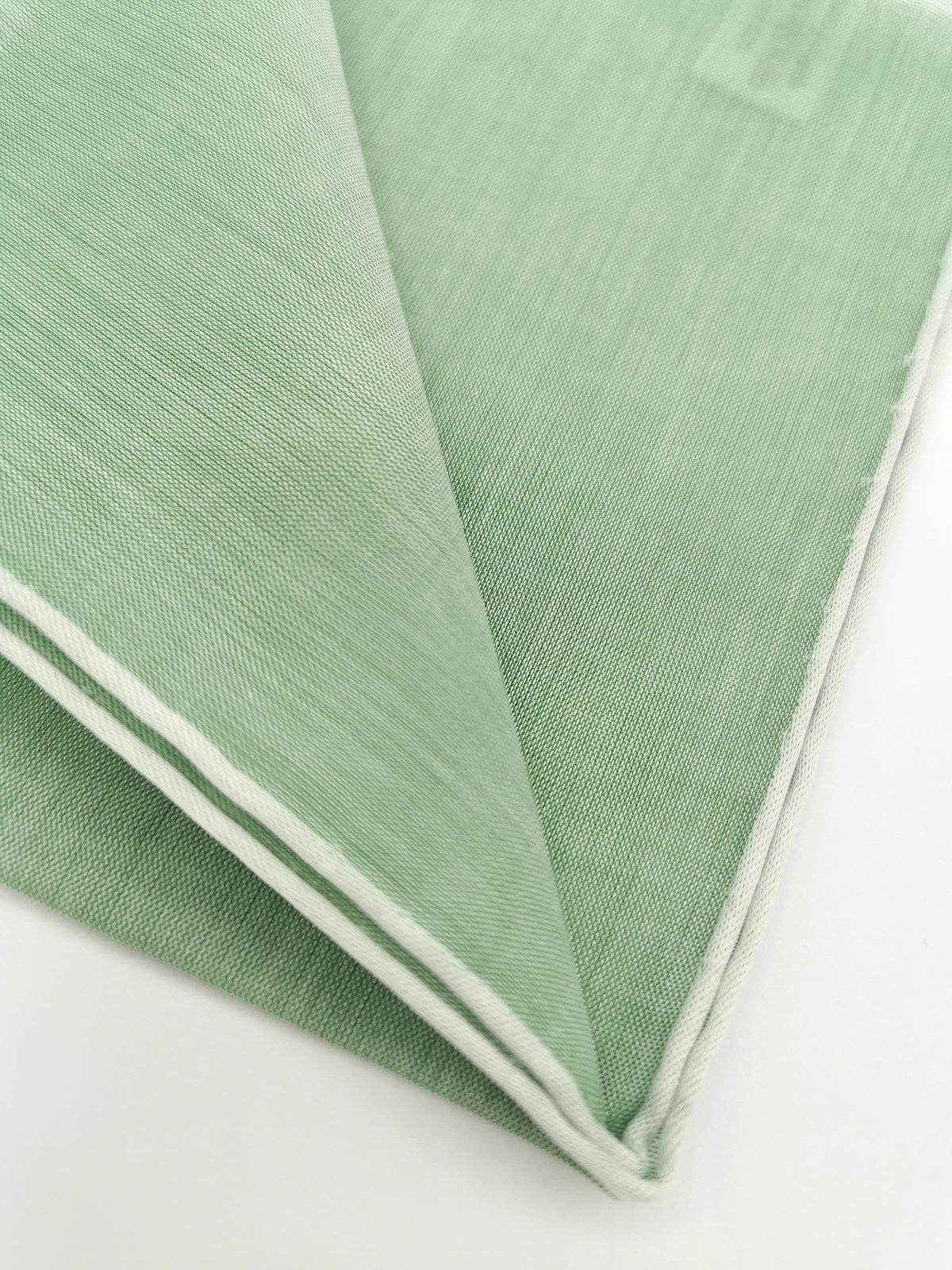 Simonnot-Godard plain pocket square with white border