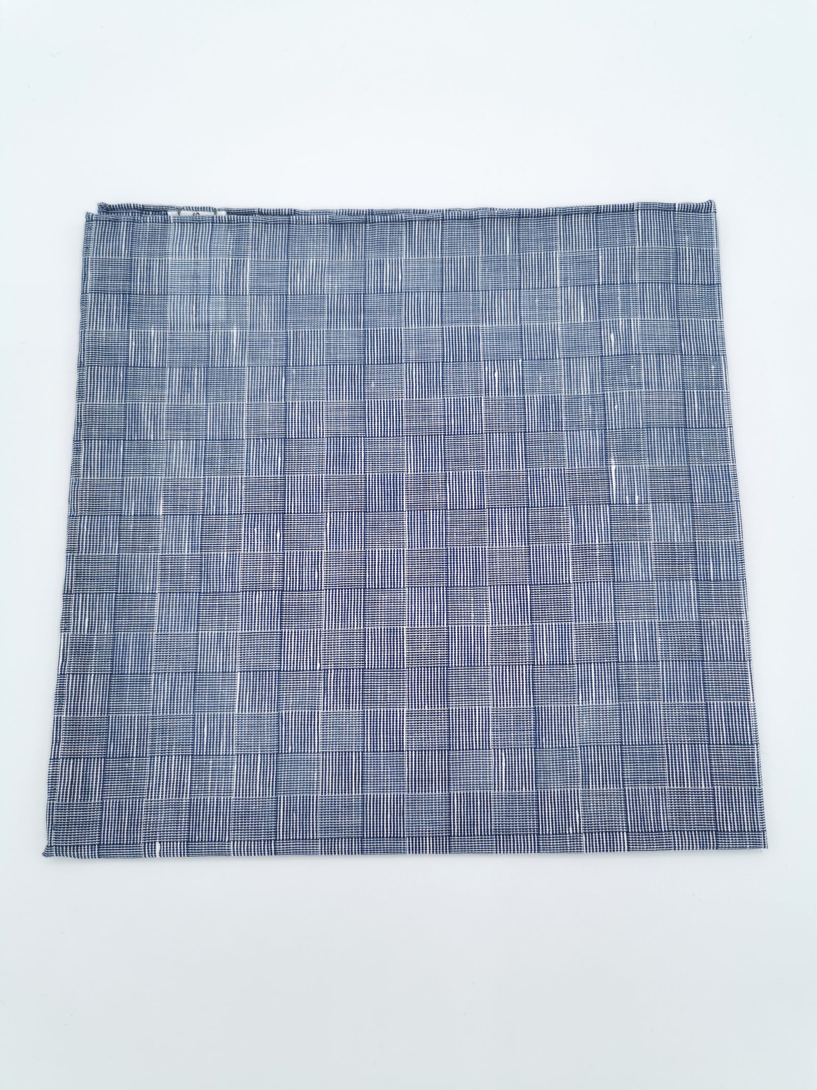 VINTAGE SIMONNOT-GODARD CHECKERBOARD POCKET SQUARE