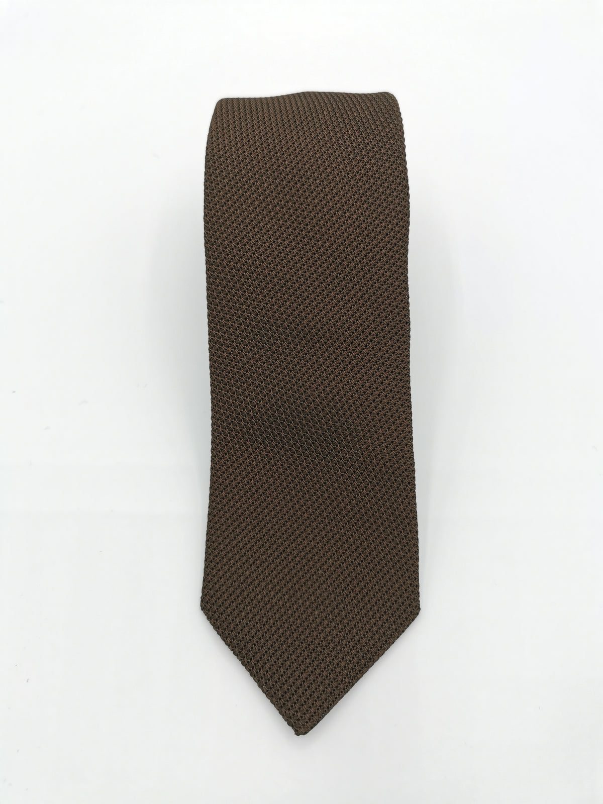 Brown silk Ferala tie