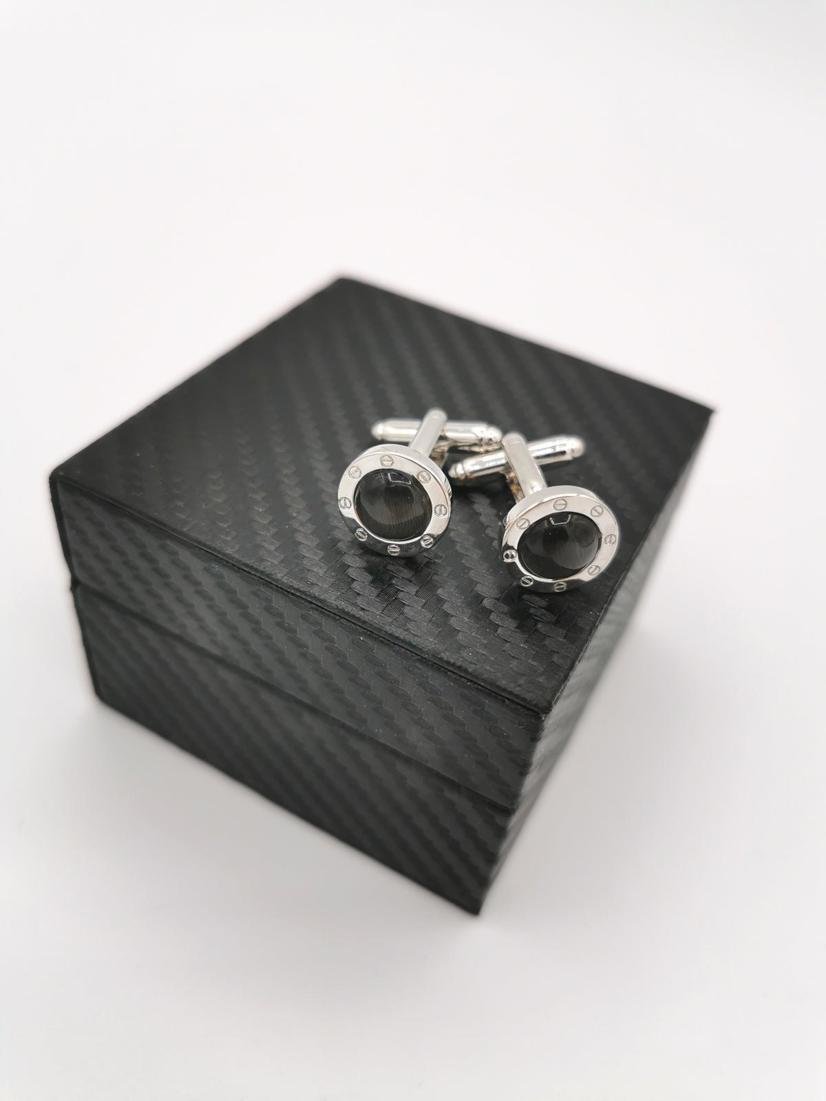 CUFFLINKS GRAY INSERT