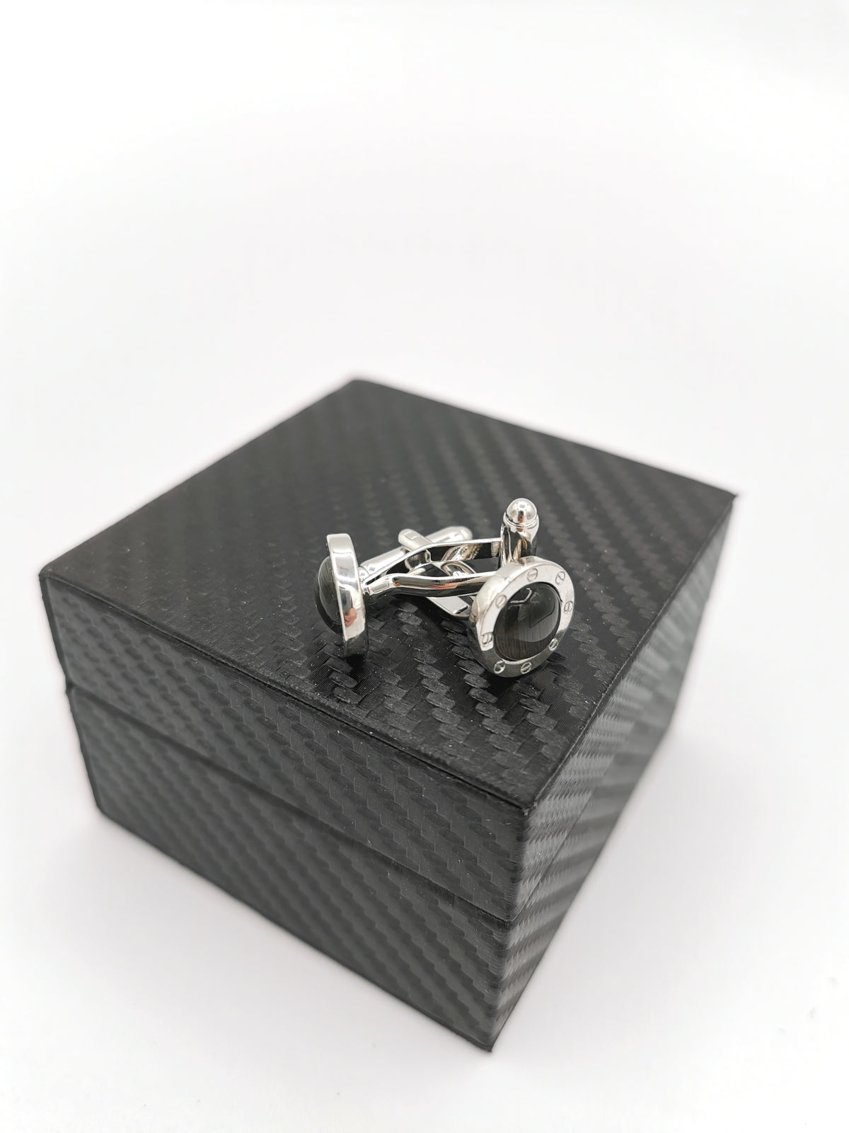 CUFFLINKS GRAY INSERT