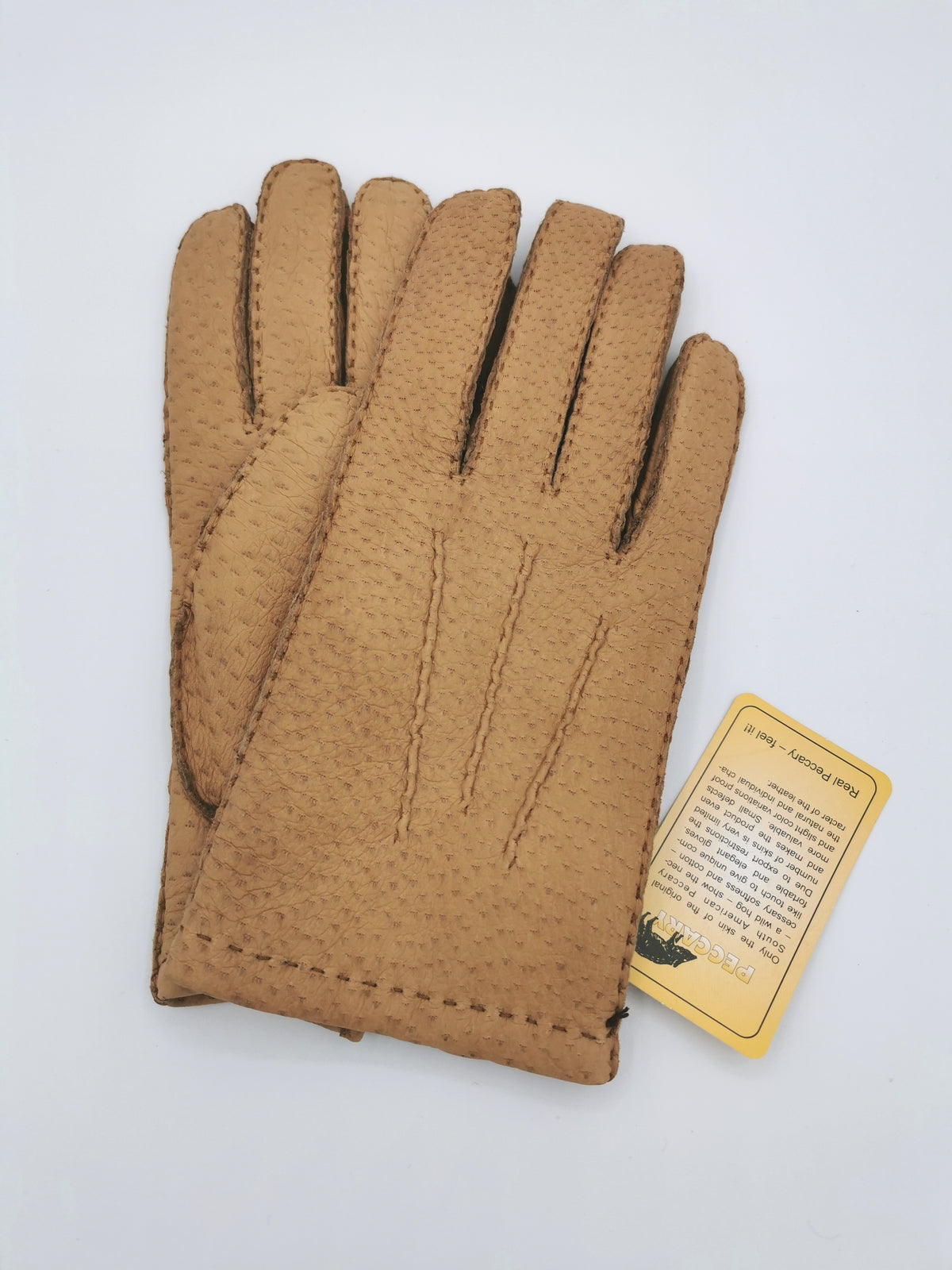 Gants homme en cuir pécari