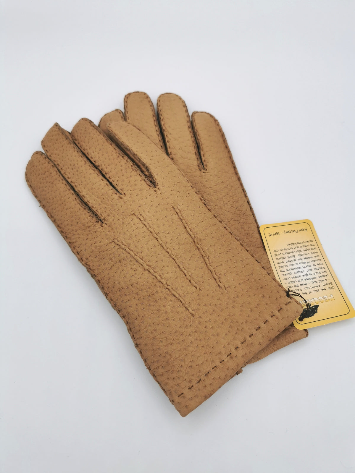 Gants homme en cuir pécari