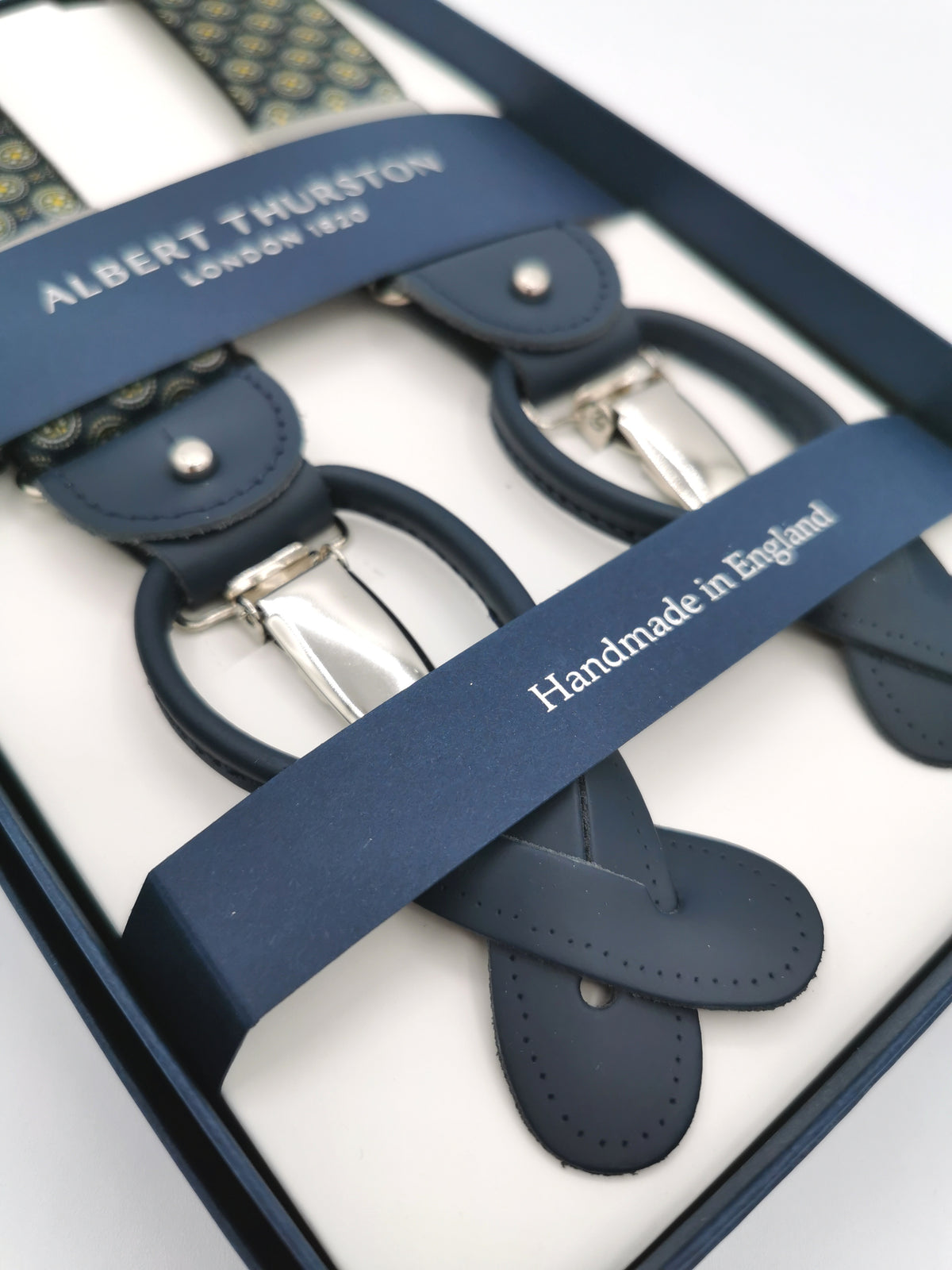 Albert Thurston Yellow Flower Suspenders