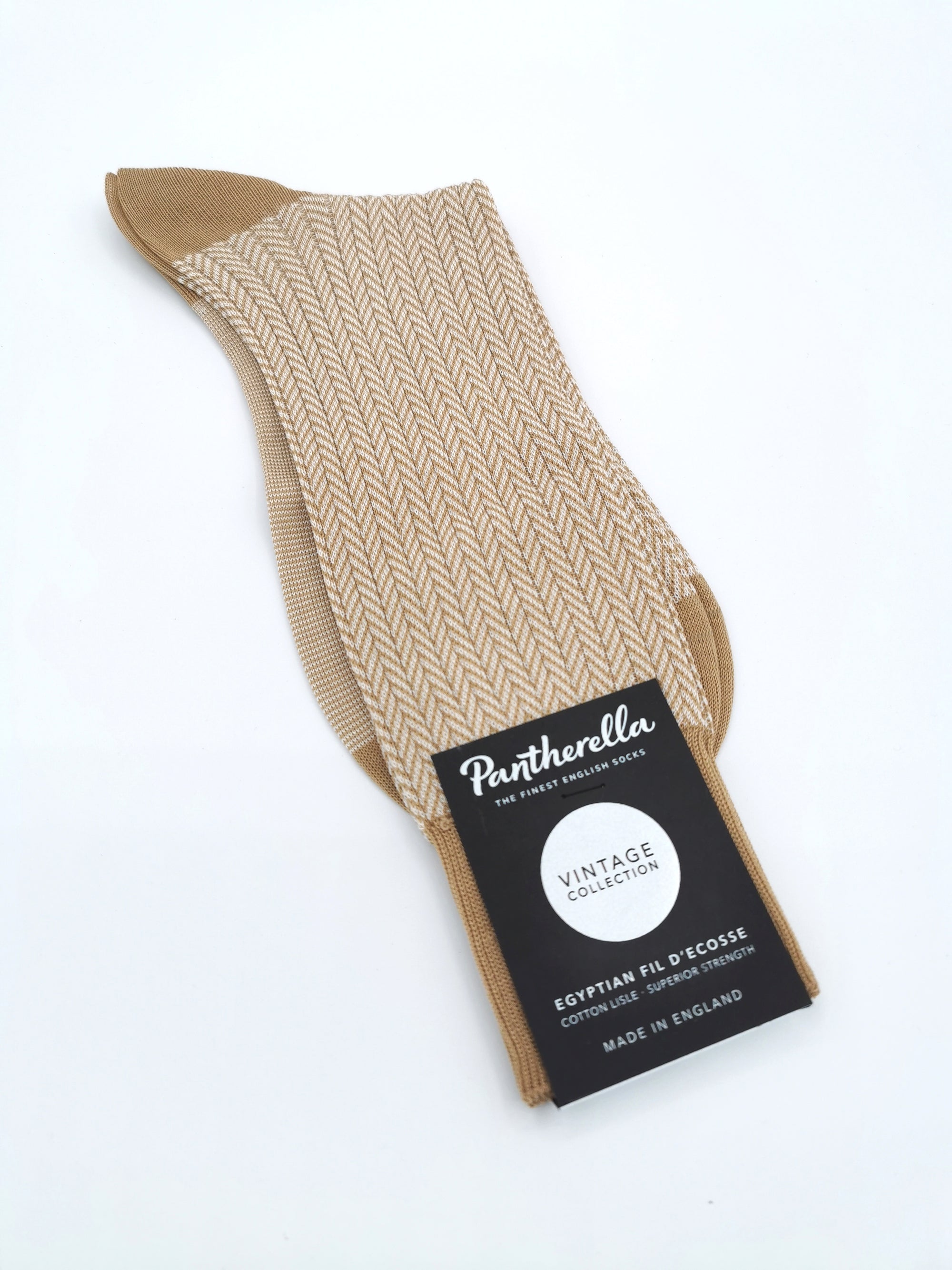 Pantherella herringbone pattern socks