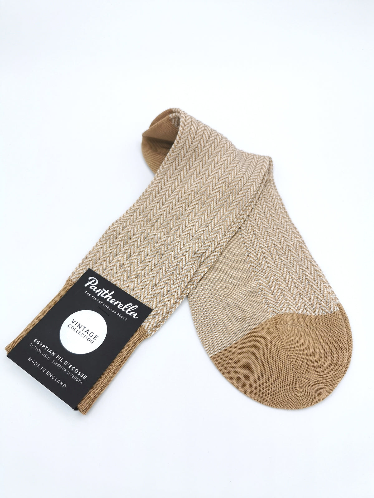 Pantherella herringbone pattern socks