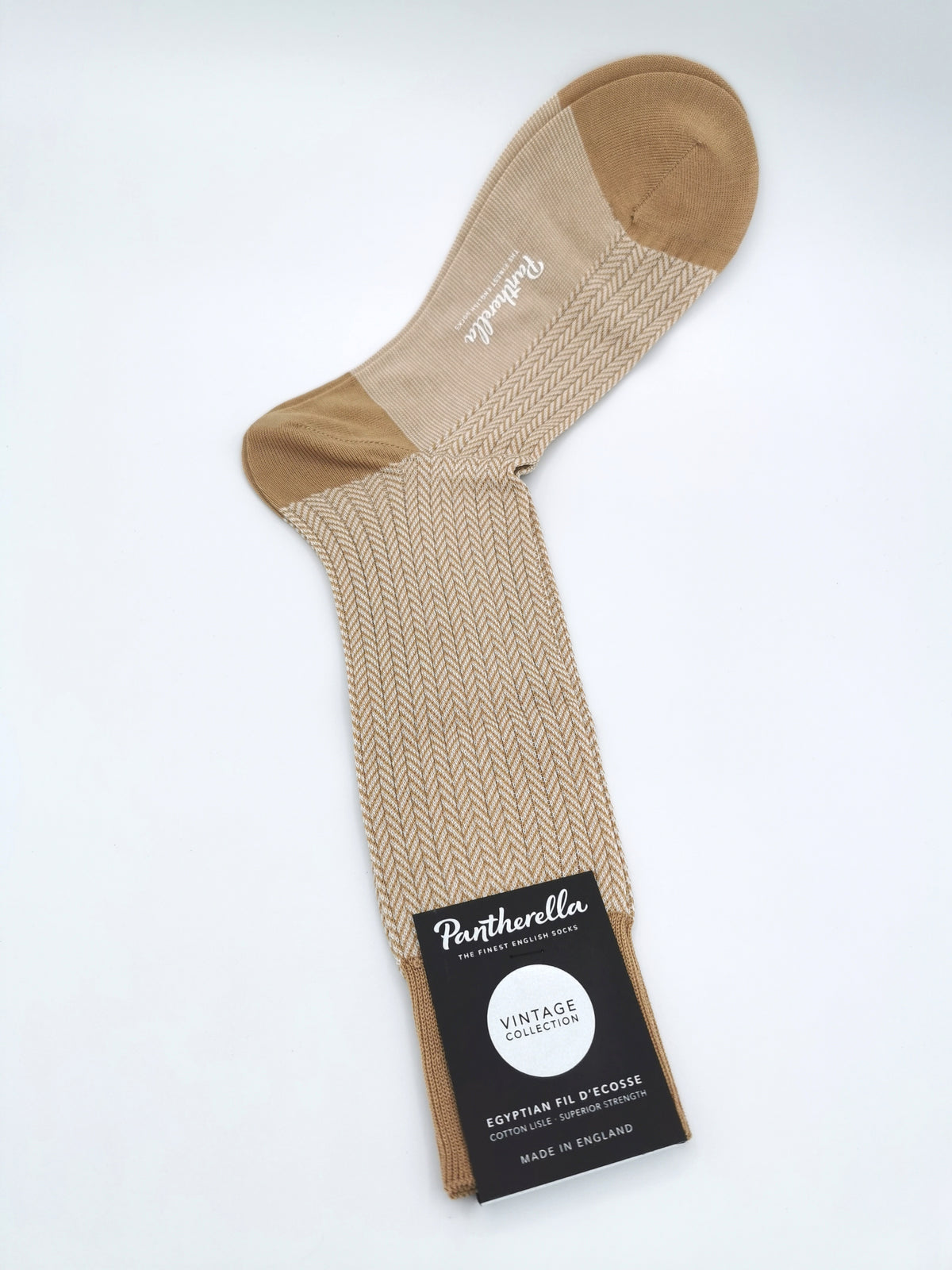Pantherella herringbone pattern socks