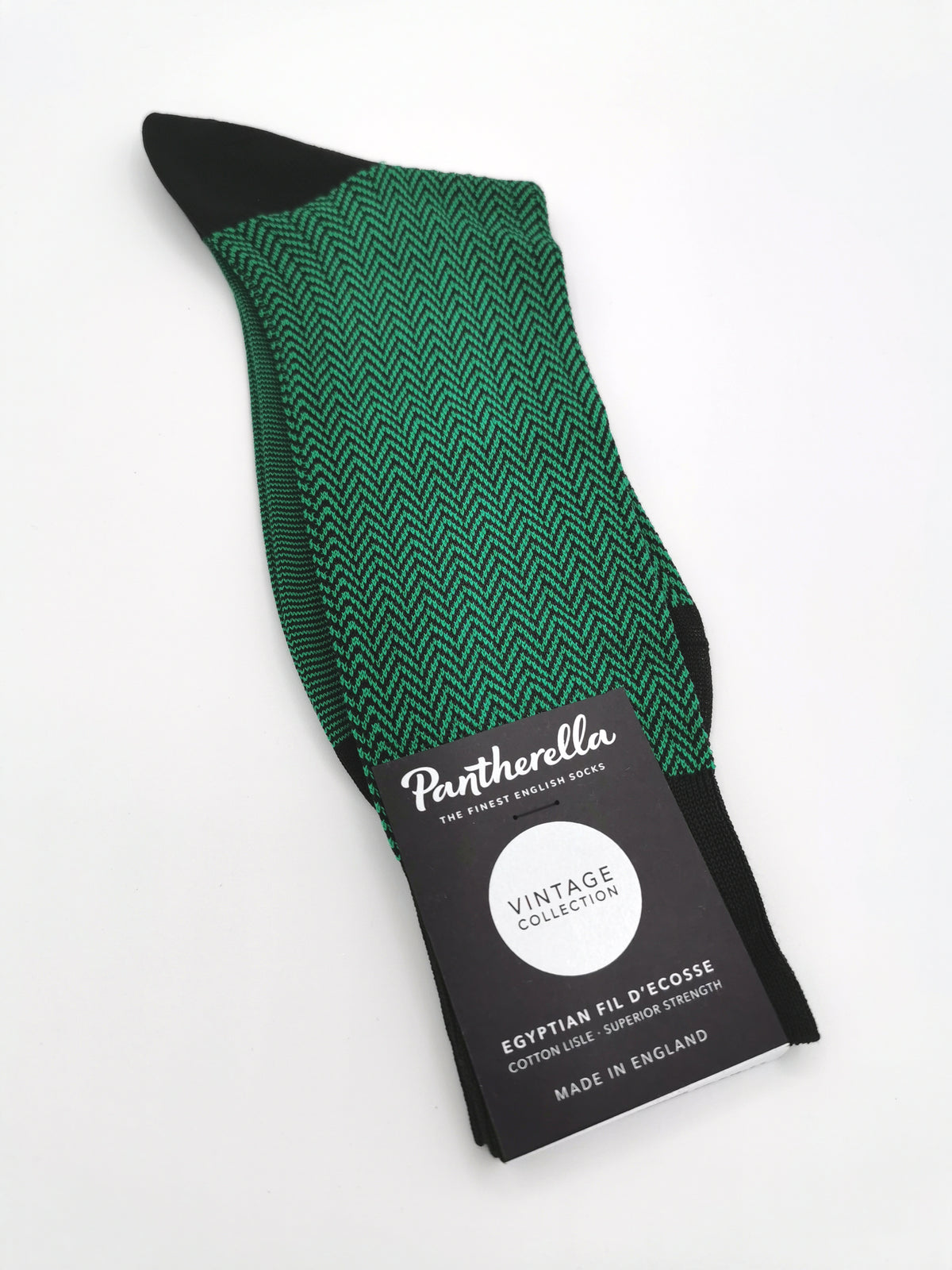 Pantherella herringbone pattern socks