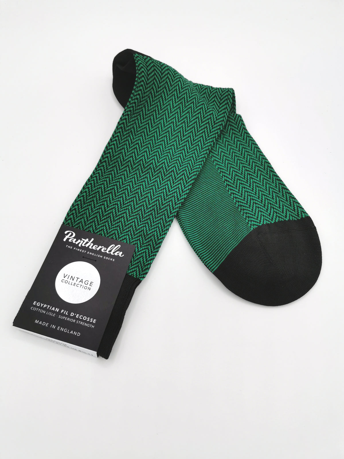Pantherella herringbone pattern socks