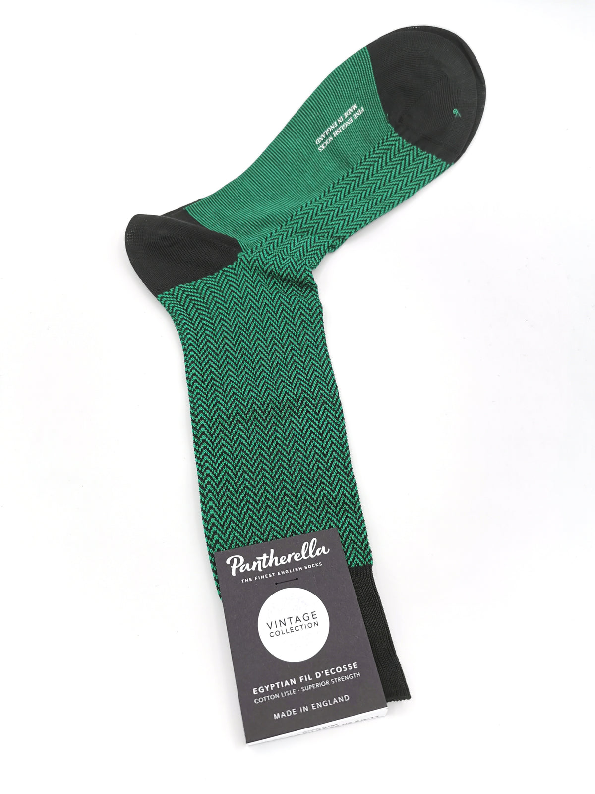 Pantherella herringbone pattern socks