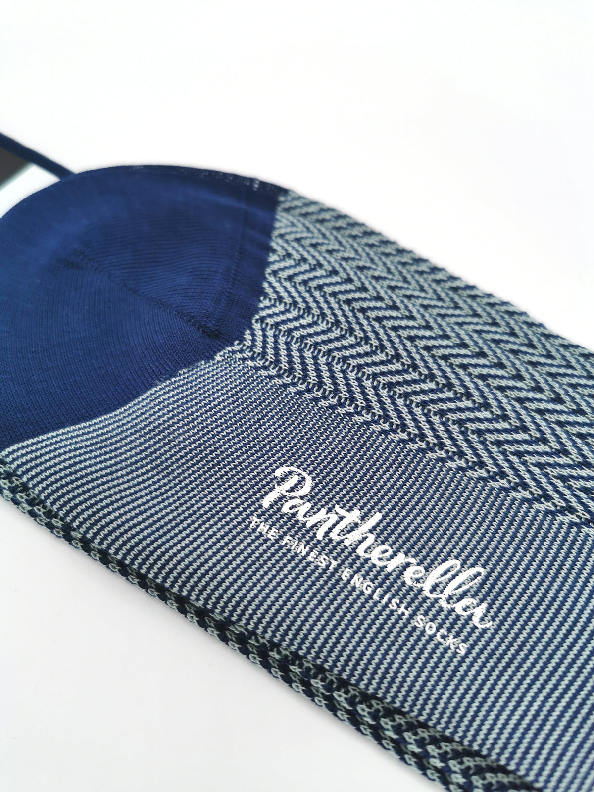Pantherella herringbone pattern socks