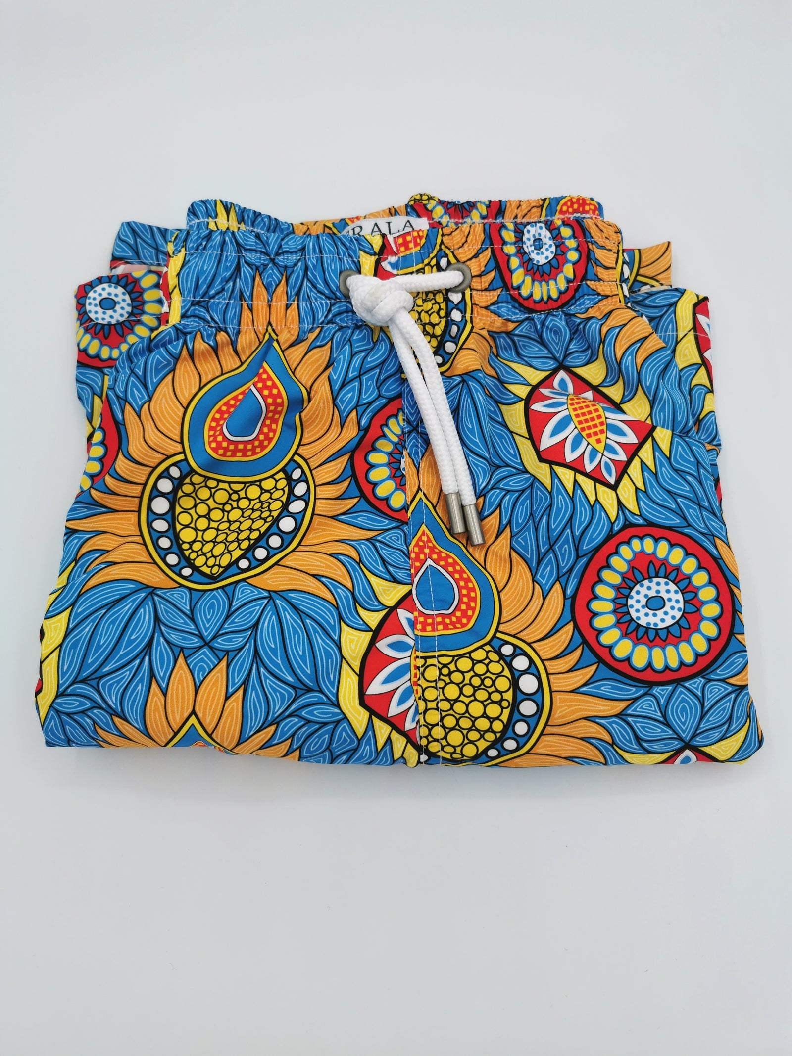 Maillot de bain Ferala à motifs fleurs oranges