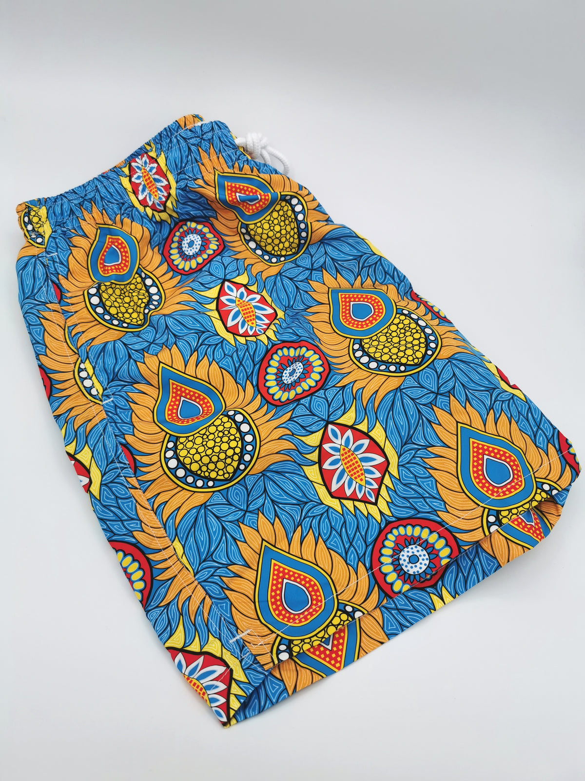 Ferala swimsuit with orange flower patterns