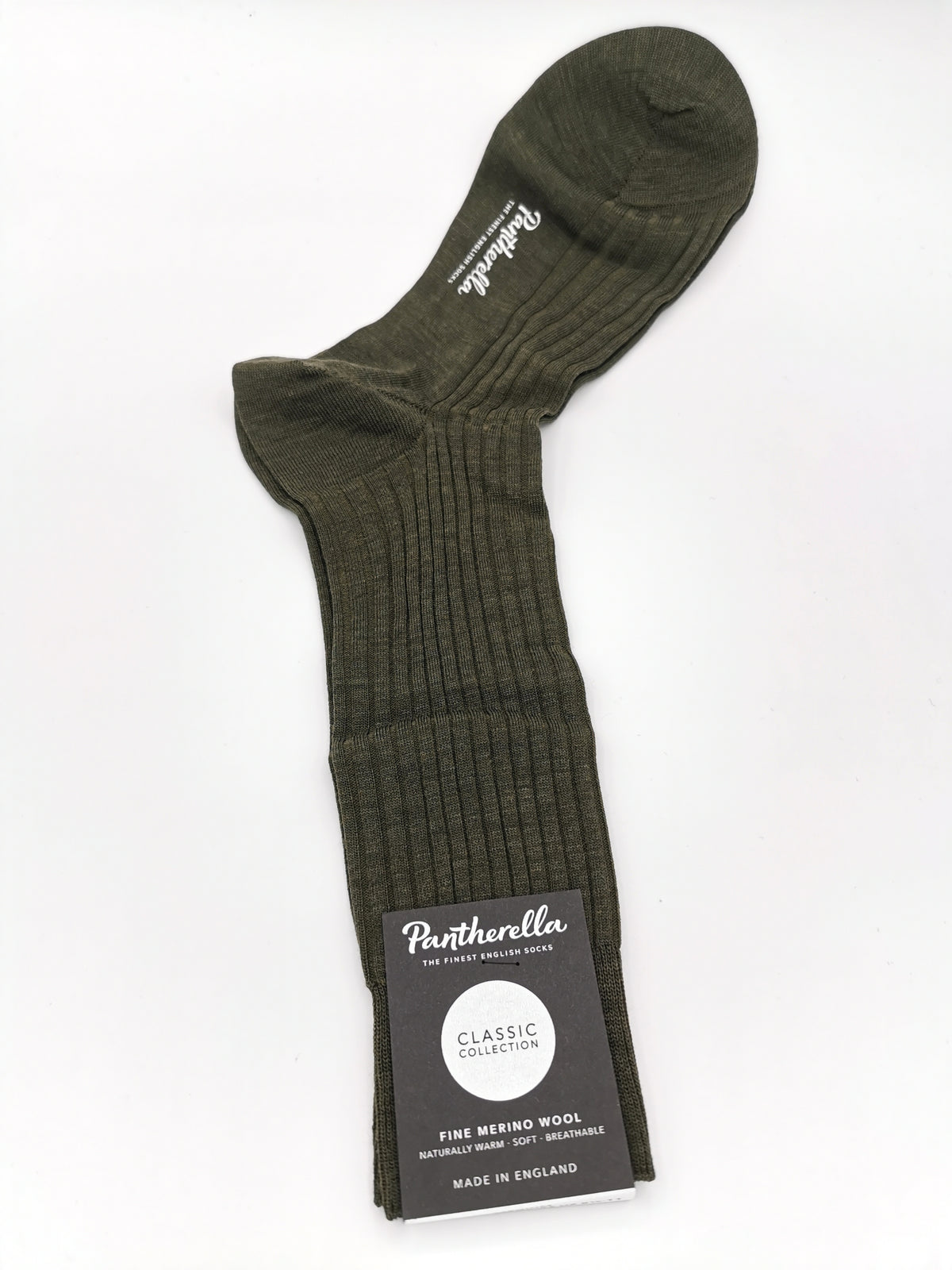 Plain Pantherella Fine Merino Wool Socks