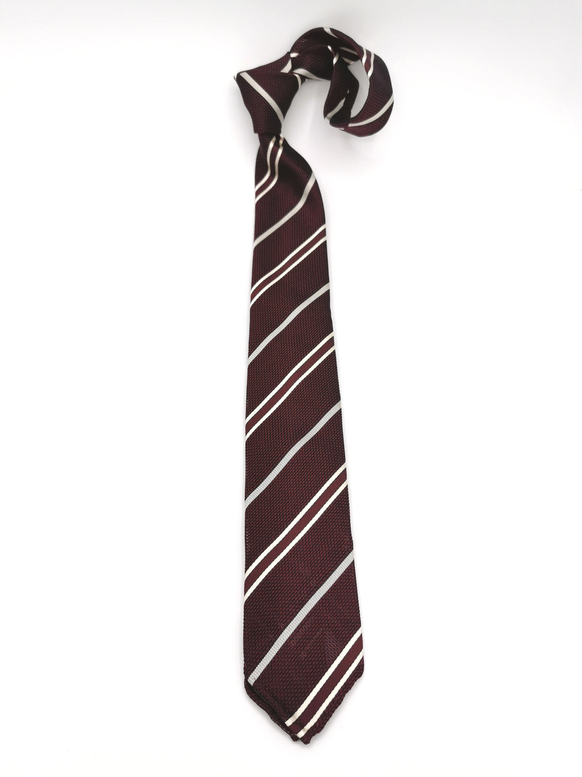 Ferala Striped Tie in Grenadine Silk