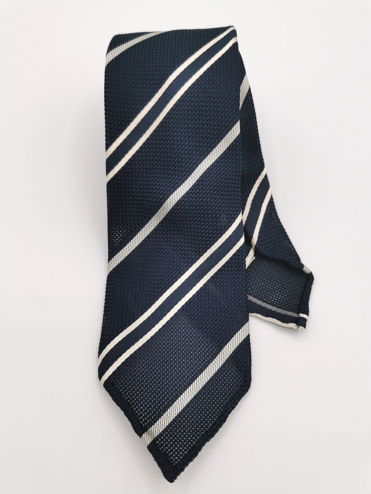 Ferala Striped Tie in Grenadine Silk