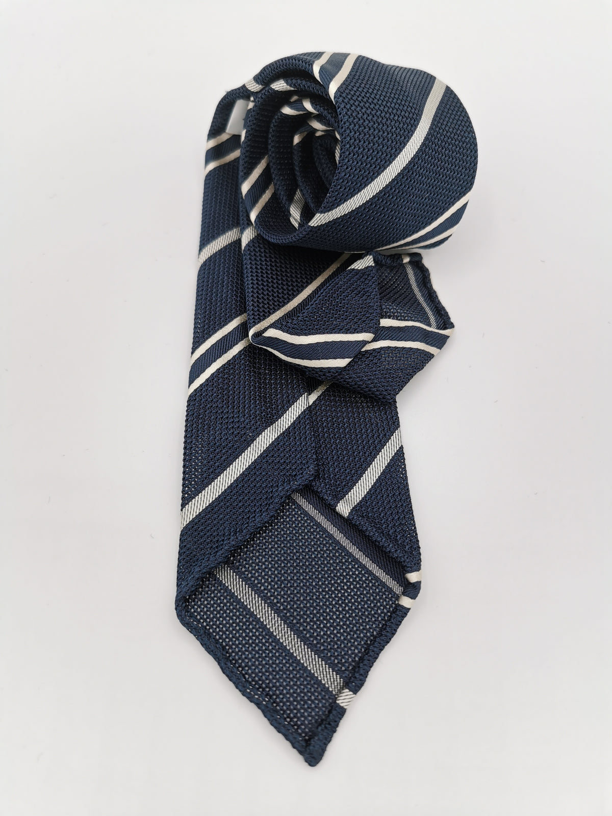 Ferala Striped Tie in Grenadine Silk