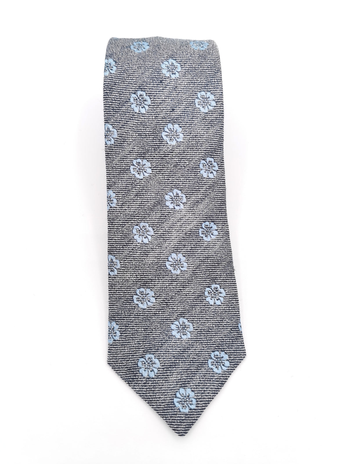 Ferala floral linen/silk tie