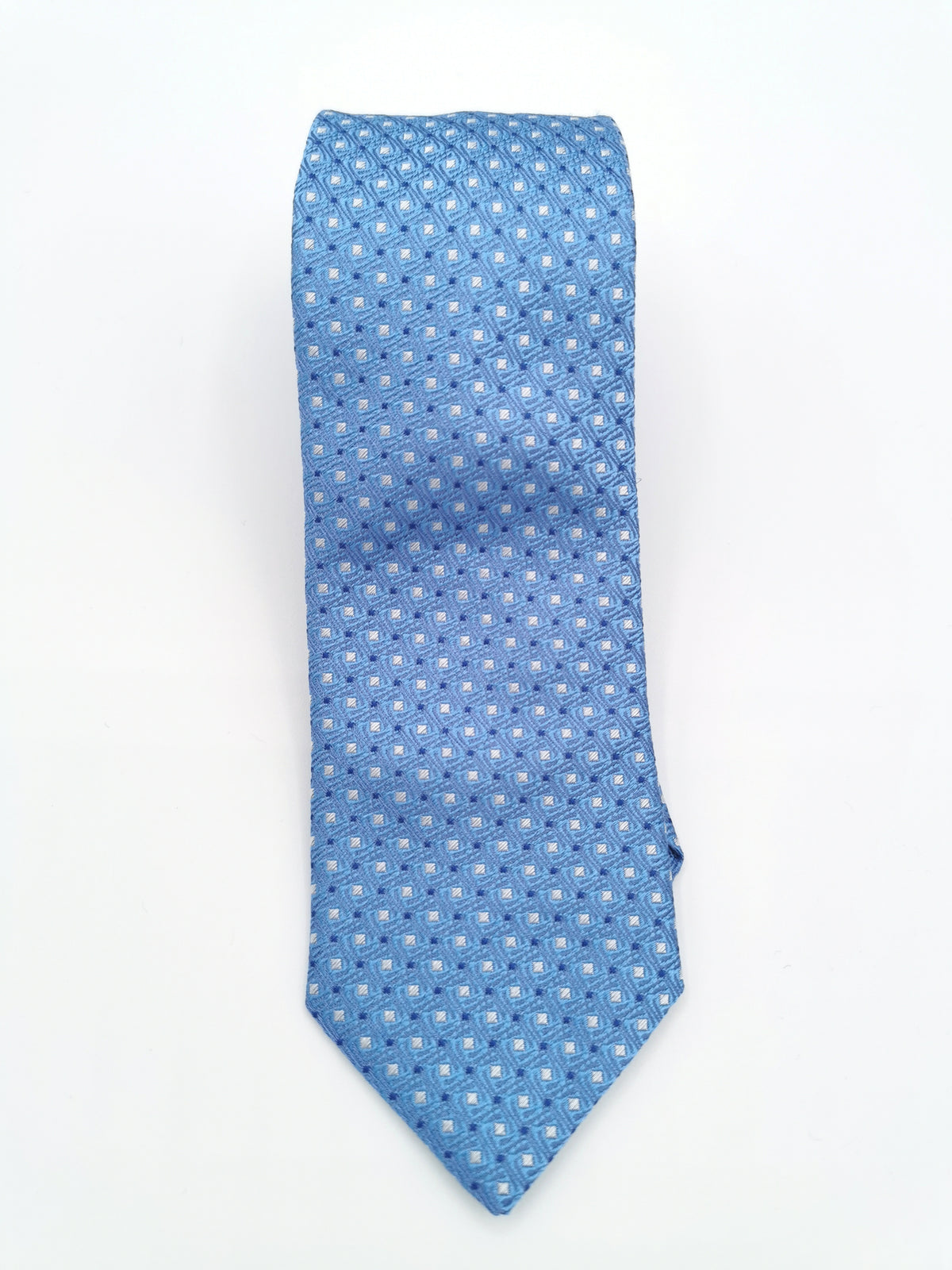 Ferala tie with small rectangles pattern