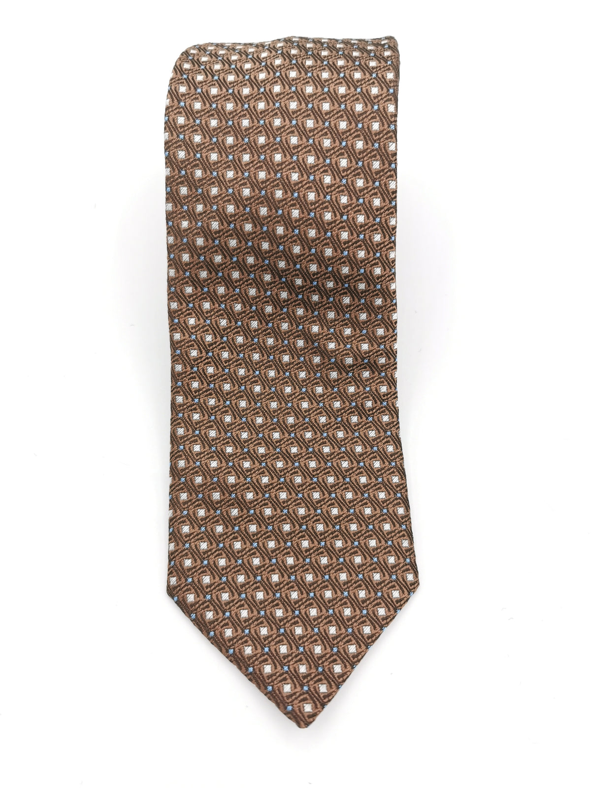 Ferala tie with small rectangles pattern