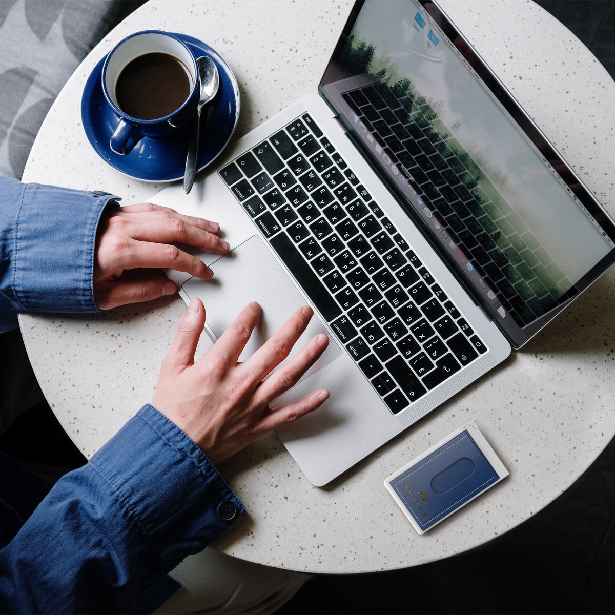 MONBUE ONE NAUTICAL SAILOR WALLET