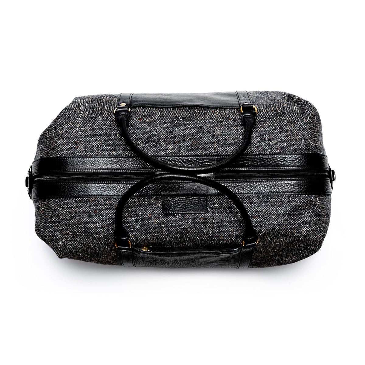 Tweed duffle bag