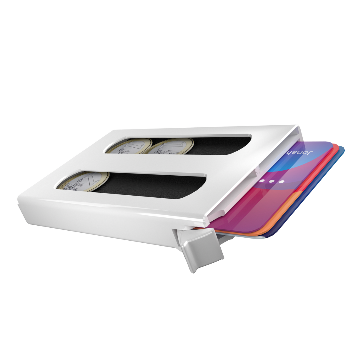 MONBUE ONE WHITE PINK WALLET