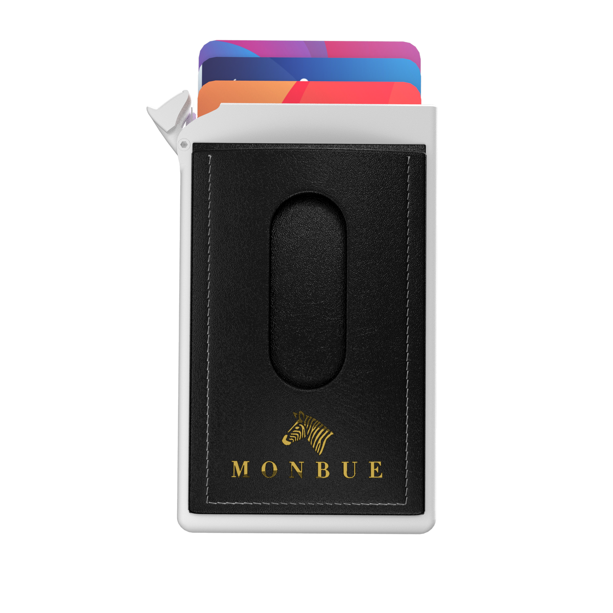 MONBUE ONE WHITE WALLET BLACK
